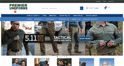 Desktop Screenshot of premieruniformsandtactical.com